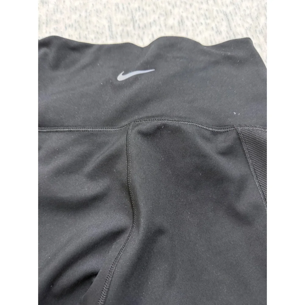 Nike One Dri-Fit‎ HR 7/8 Wrap Tight Womens Black Leggings XS NWT- retagged